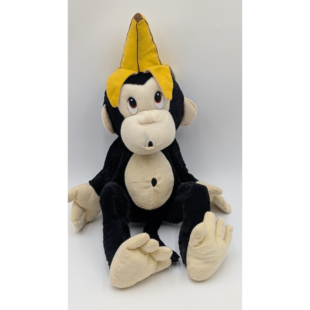 Deluxe 24" Monkey w/ Banana Head Plush Toy Stuffed Animal Christmas Soft Floppy